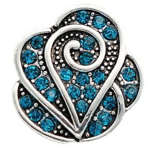 HEART FLOWER Blue Snap