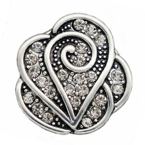 HEART FLOWER Clear Snap